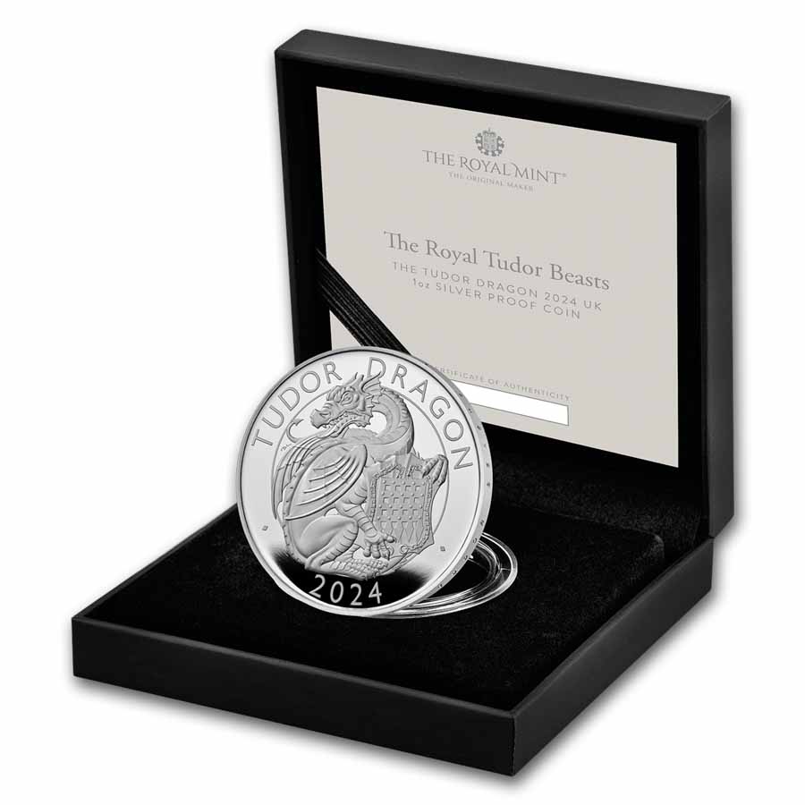 2024 GB Royal Tudor Beasts Tudor Dragon 1 oz Silver Proof Coin | eBay